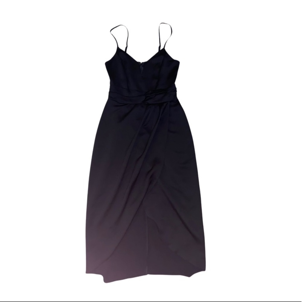 Express Formal Black Midi Dress (Small)